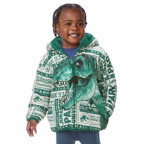 Jurassic Park Character Kids' Reversible Jacket - Picture 4 of 5
